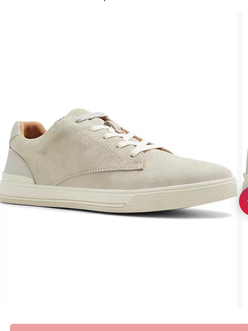 Ted Baker Men's Suede Low-Top Sneakers in Light Beige